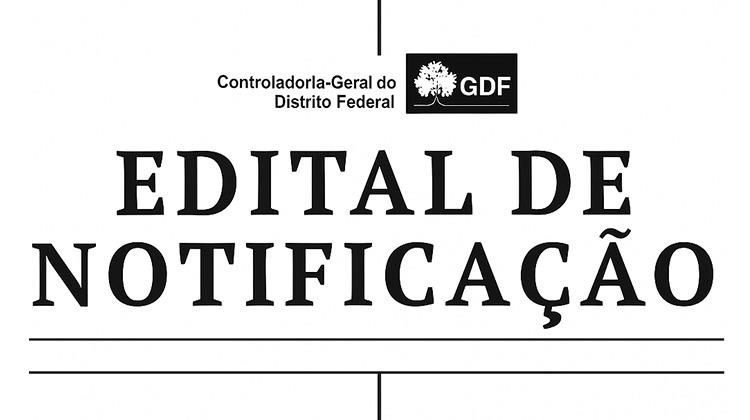 Capa da notícia: Edital de Notificação